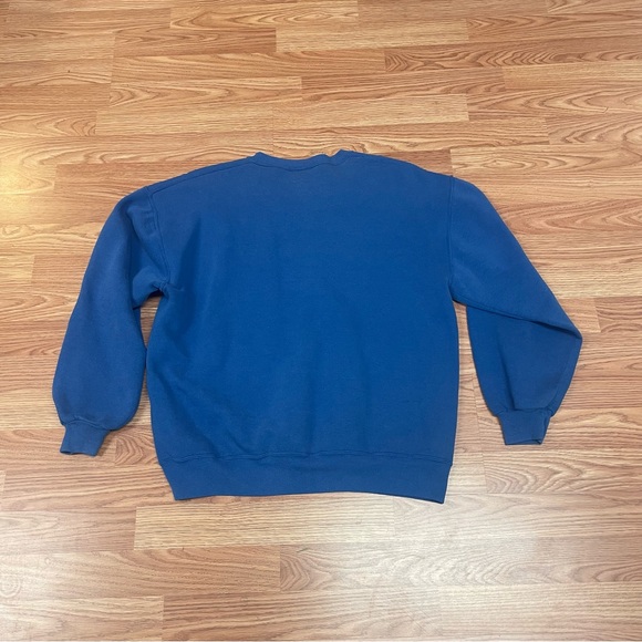 Vintage Russell Athletic Men’s Crewneck Sweatshirt XL Made In USA Blue 90’s Pull - Picture 5 of 5